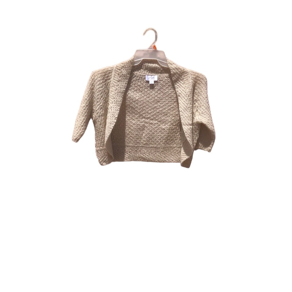 Ann Taylor Loft Women’s Shrug Sweater Size M. Cream Color with Hint of Pink. - Picture 6 of 8